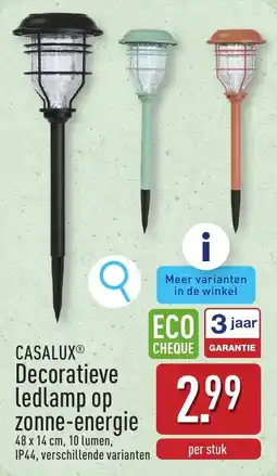 ALDI Decoratieve ledlamp op zonne-energie aanbieding
