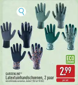 ALDI Gardenline latex tuinhandschoenen aanbieding