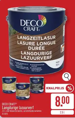 ALDI Deco craft langdurige lazuurverf aanbieding