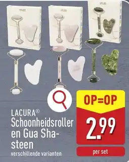 ALDI Lacura schoonheidsroller en gua sha-steen aanbieding