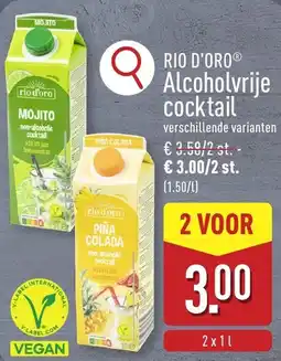 ALDI Rio d'oro alcoholvrije cocktail aanbieding