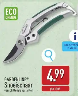 ALDI Gardenline snoeischaar aanbieding