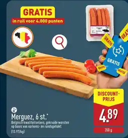 ALDI Merguez, 6 st. aanbieding