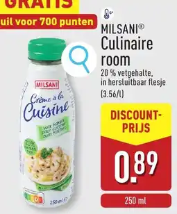 ALDI Milsani culinaire room aanbieding