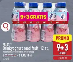 ALDI Fristi drinkyoghurt rood fruit aanbieding