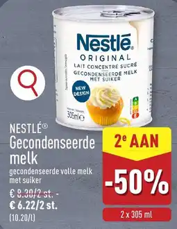 ALDI Nestlé gecondenseerde melk aanbieding