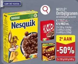 ALDI Nestlé Ontbijtgranen aanbieding