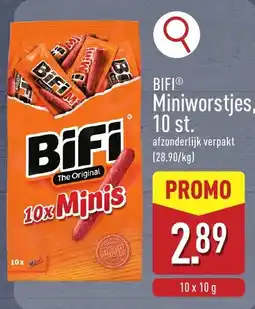 ALDI Bifi miniworstjes aanbieding