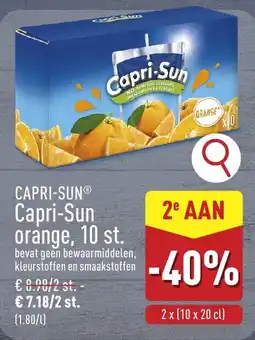 ALDI Capri-sun orange aanbieding