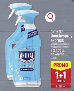 ALDI Antikal douchespray express aanbieding