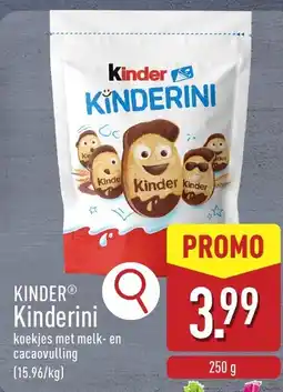 ALDI Kinder Kinderini aanbieding