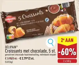 ALDI Délipain croissants met chocolade aanbieding
