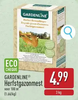 ALDI Gardenline herfstgazonmest aanbieding