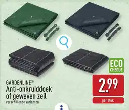 ALDI Gardenline anti-onkruiddoek of geweven zeil aanbieding