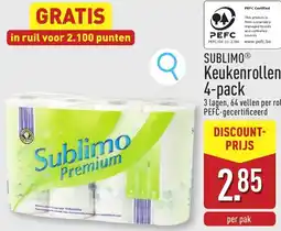 ALDI Sublimo Premium Keukenrollen aanbieding
