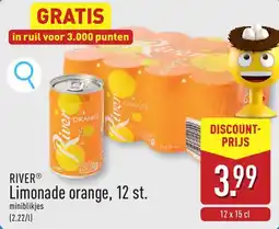 ALDI River limonade orange aanbieding
