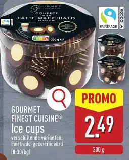 ALDI Gourmet finest cuisine ice cups aanbieding
