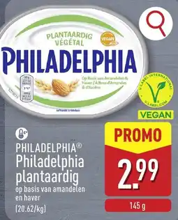 ALDI philadelphia plantaardig aanbieding