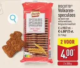 ALDI Biscotto volkoren-speculoos aanbieding