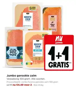 Jumbo Jumbo gerookte zalm aanbieding