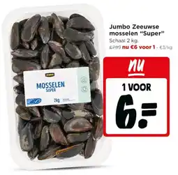 Jumbo Jumbo zeeuwse mosselen super aanbieding