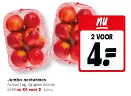 Jumbo Jumbo nectarines aanbieding