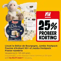 Jumbo Lincet le Délice de Bourgogne aanbieding
