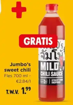 Jumbo Jumbo's sweet chili aanbieding