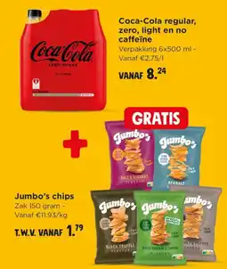 Jumbo Coca-Cola zero sugar aanbieding