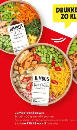 Jumbo Jumbo pokébowls aanbieding
