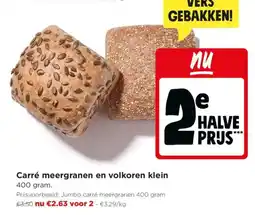 Jumbo Carré meergranen en volkoren klein aanbieding