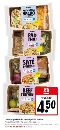 Jumbo Jumbo gekoelde maaltijd pakketten aanbieding