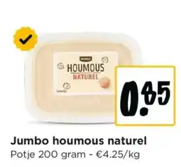 Jumbo Jumbo houmous naturel aanbieding