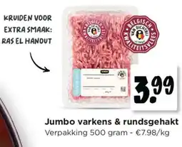 Jumbo Jumbo varkens & rundsgehakt aanbieding