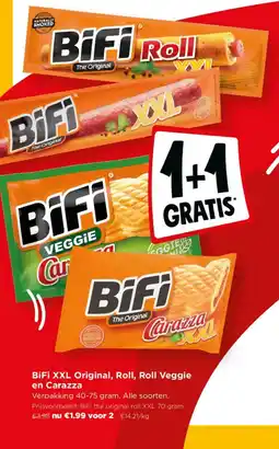 Jumbo Bifi xxl original, roll, roll veggie en carazza aanbieding