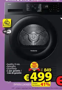 ElectroStock Samsung droogkast / seche-linge aanbieding