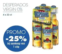 Prik en Tik Desperados virgin aanbieding