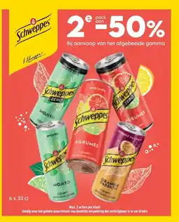 Prik en Tik Schweppes aanbieding