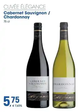 Prik en Tik Cuvée élégance cabernet sauvignon / chardonnay aanbieding
