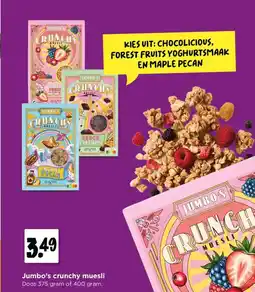 Jumbo Jumbo's crunchy muesli aanbieding