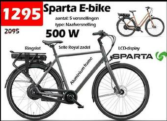 iTEK Sparta E Bike aanbieding