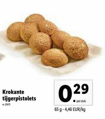 Lidl Krokante Tijgerpistolets aanbieding