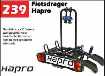 iTEK Fietsdrager Hapro aanbieding