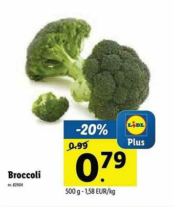 Lidl Broccoli aanbieding