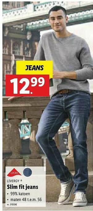 Lidl Slim Fit Jeans aanbieding