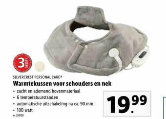 Lidl Warmtekussen Voor Schouders En Nek aanbieding