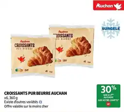 Auchan croissants pur beurre auchan aanbieding