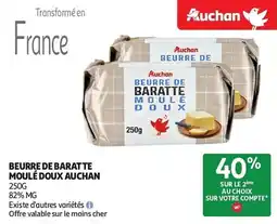 Auchan beurre de baratte moule doux auchan aanbieding
