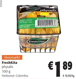 Colruyt FreshKita physalis aanbieding