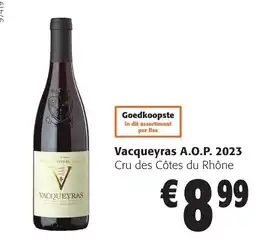 Colruyt Vacqueyras A.O.P. aanbieding